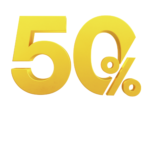 50% Off