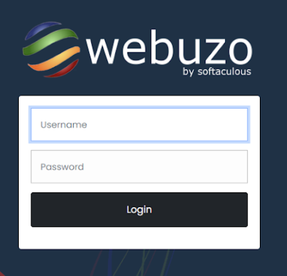 Login to Webuzo Panel